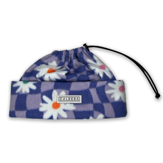 Checkered Daisy Beanie