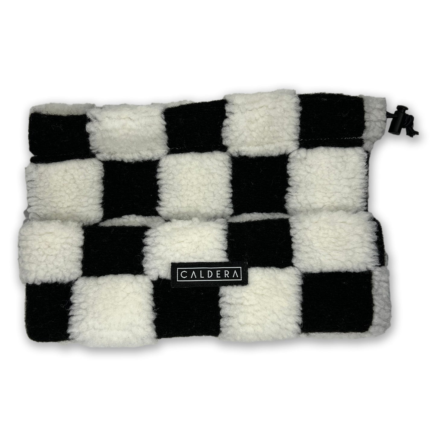 Checkered Sherpa Beanie