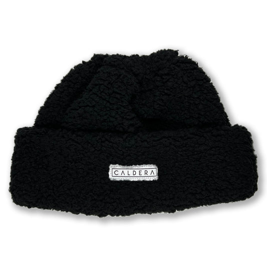 Black Sherpa Beanie