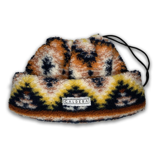 Bright Aztec Sherpa Beanie