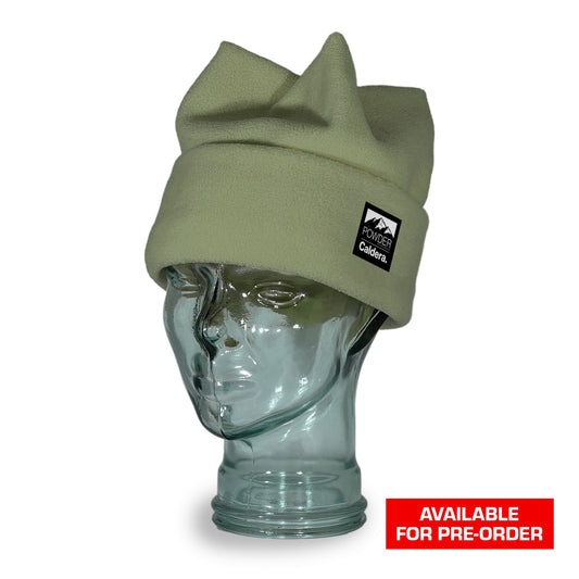 Powder Magazine Sage Green Classic Four Point Beanie