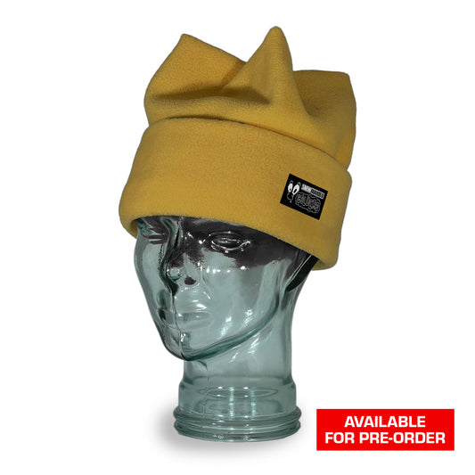 Snowboarder Magazine Mustard Classic Four Point Beanie