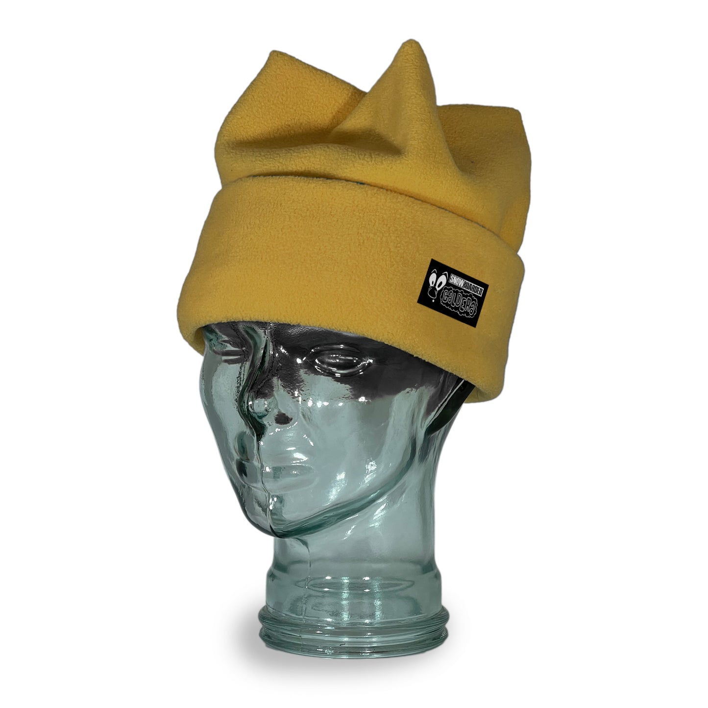 Snowboarder Magazine Mustard Classic Four Point Beanie